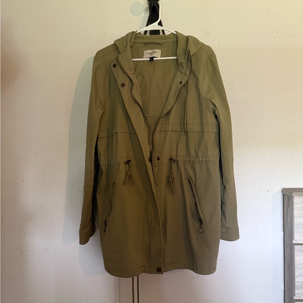Daytrip Green Utility Jacket with Relaxed Fit